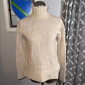 Everlane Cream Turtleneck Sweater